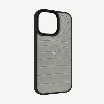 Husa Telefon iPhone 13 Pro, Piele Vitel, Textura Crocodil