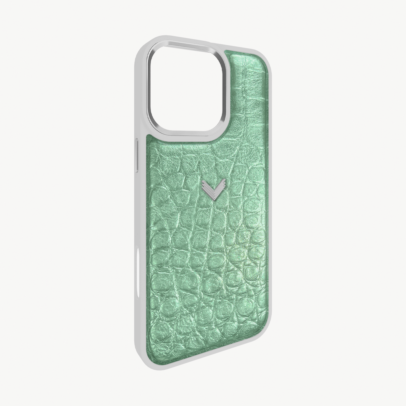 Husa Telefon iPhone 16 Pro Max, Piele Vitel, Textura Crocodil