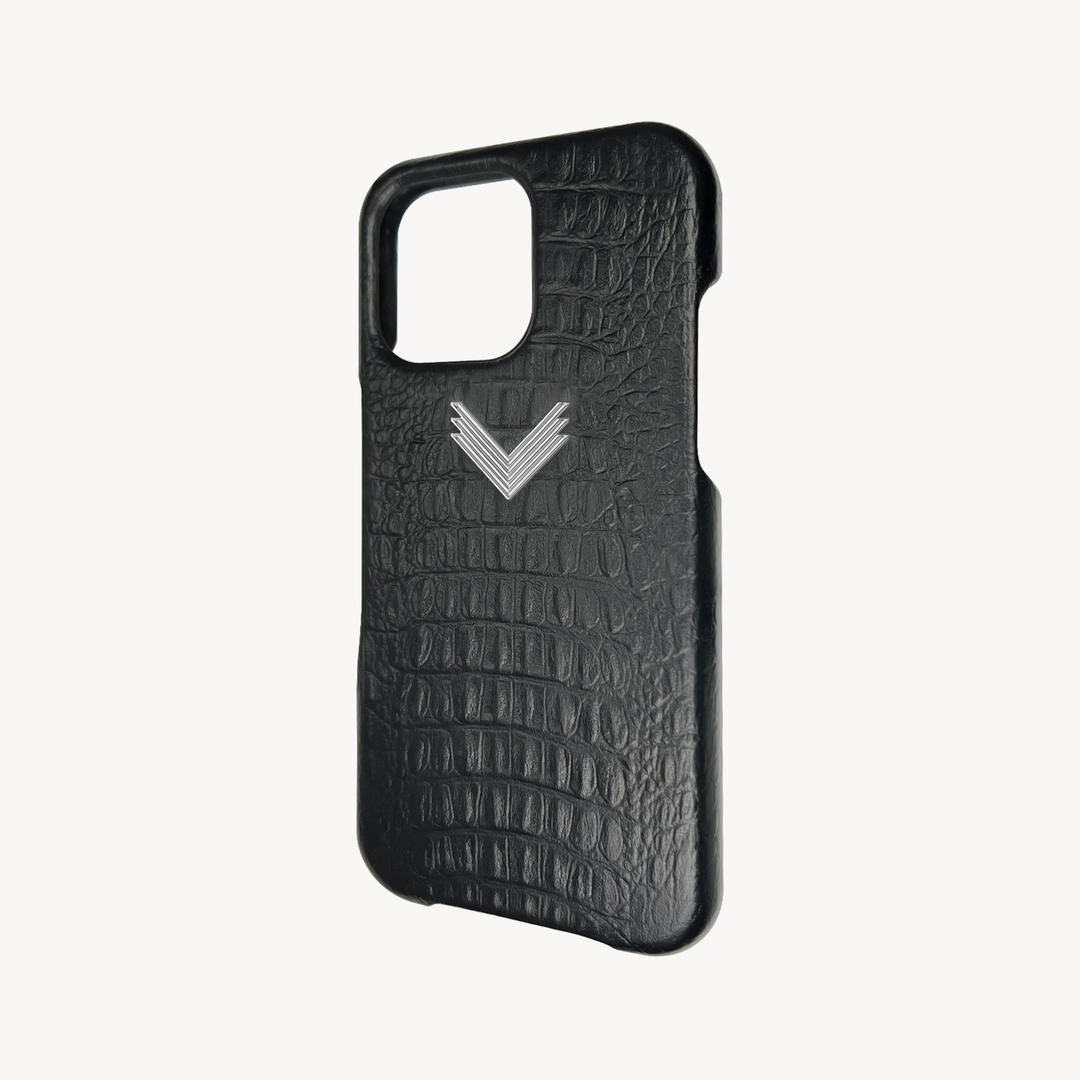 Husa Telefon iPhone 16 Pro, Piele Vitel, Textura Aligator