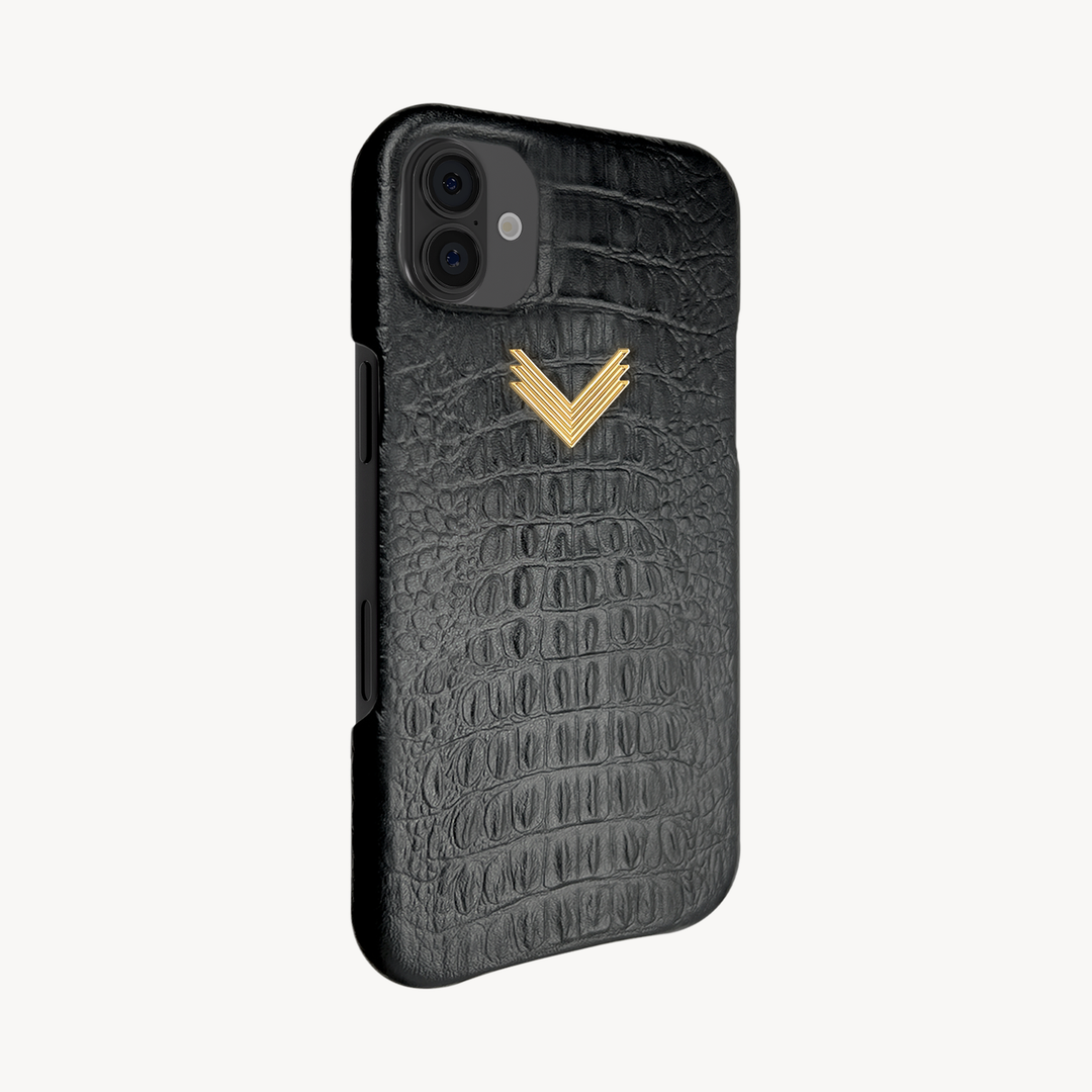 Husa Telefon iPhone 16 Plus, Piele Vitel, Textura Aligator