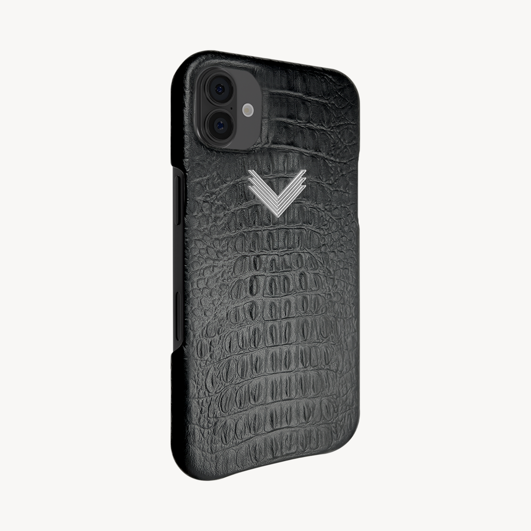 Husa Telefon iPhone 16 Plus, Piele Vitel, Textura Aligator