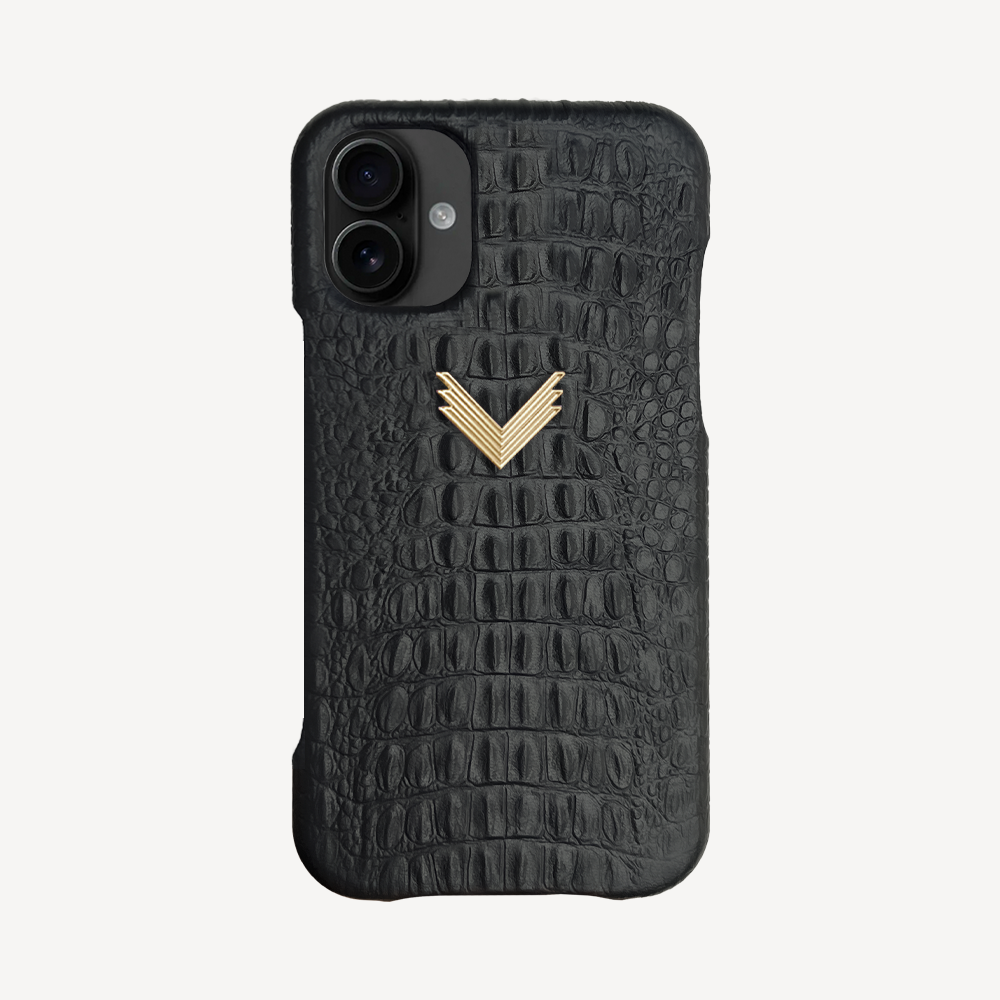 Husa Telefon iPhone 17, Piele Vitel, Textura Aligator