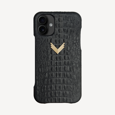 Husa Telefon iPhone 17, Piele Vitel, Textura Aligator
