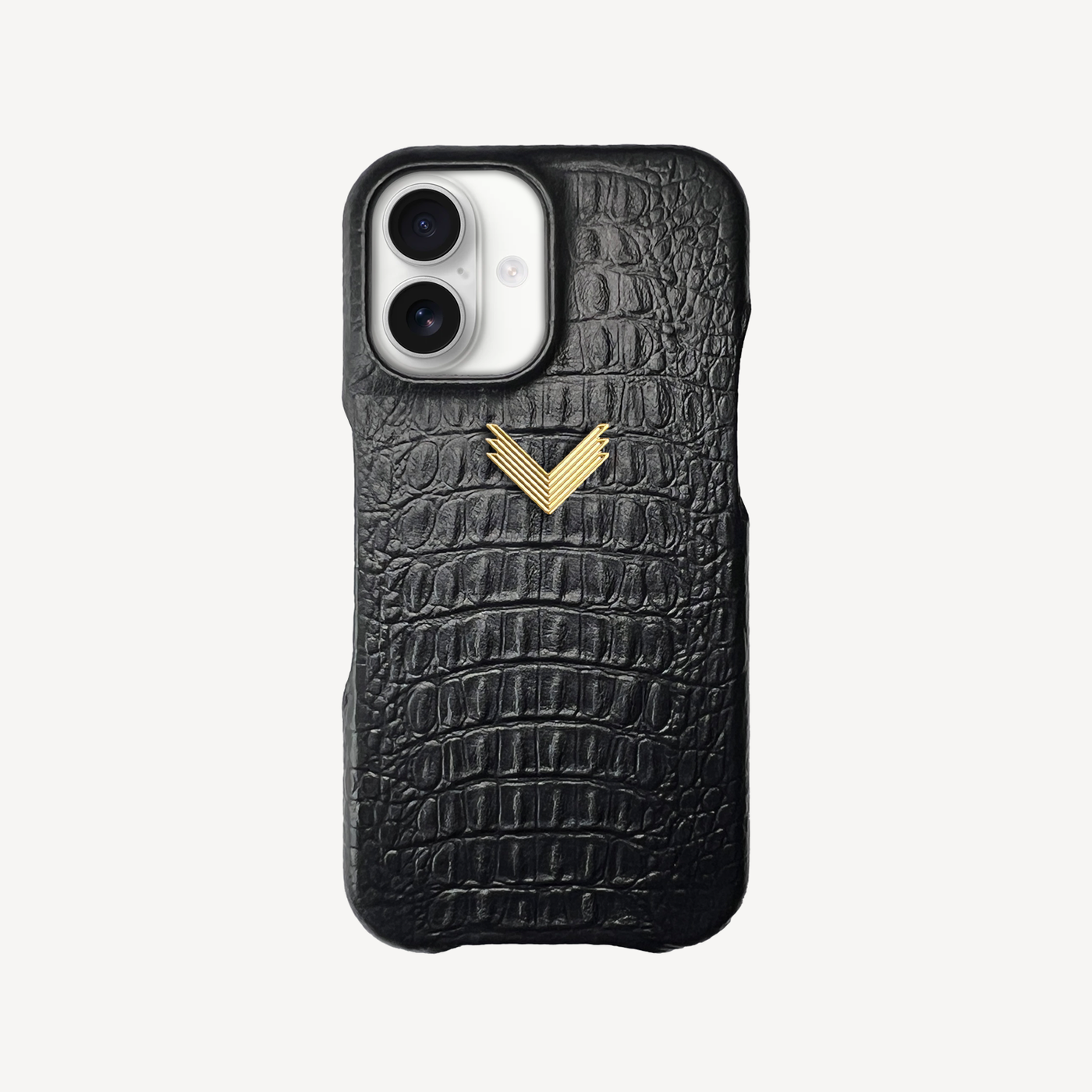 Husa Telefon iPhone 17, Piele Vitel, Textura Aligator