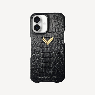 Husa Telefon iPhone 17, Piele Vitel, Textura Aligator