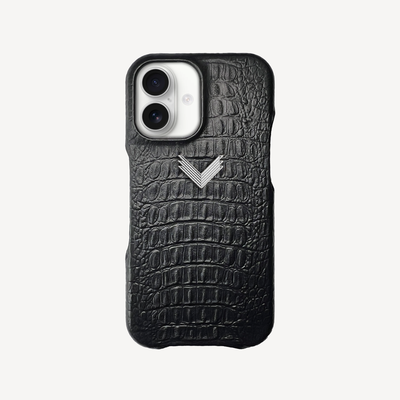 Husa Telefon iPhone 17, Piele Vitel, Textura Aligator