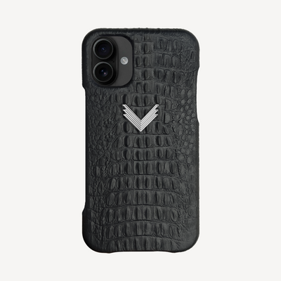 Husa Telefon iPhone 17, Piele Vitel, Textura Aligator