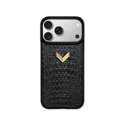 Husa Telefon iPhone 17 Pro, Piele Vitel, Textura Aligator