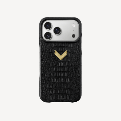 Husa Telefon iPhone 17 Pro, Piele Vitel, Textura Aligator