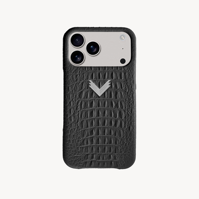 Husa Telefon iPhone 17 Pro, Piele Vitel, Textura Aligator