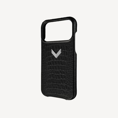 Husa Telefon iPhone 18 Pro, Piele Vitel, Textura Aligator