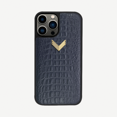 Husa Telefon iPhone 12 Pro Max, Piele Vitel, Textura Aligator