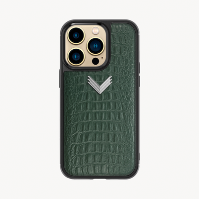 Husa Telefon iPhone 13 Pro, Piele Vitel, Textura Aligator