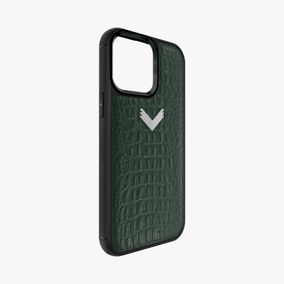Husa Telefon iPhone 13 Pro, Piele Vitel, Textura Aligator