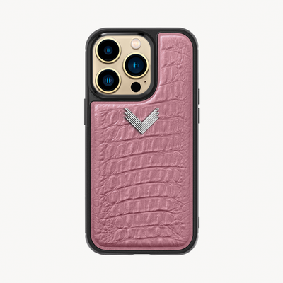 Husa Telefon iPhone 14 Pro, Piele Vitel, Textura Aligator