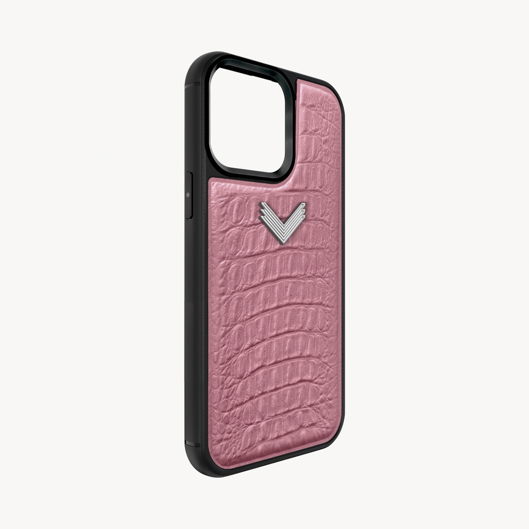 Husa Telefon iPhone 14 Pro, Piele Vitel, Textura Aligator