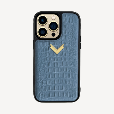 Husa Telefon iPhone 14 Pro Max, Piele Vitel, Textura Aligator