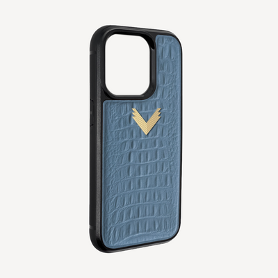 Husa Telefon iPhone 14 Pro Max, Piele Vitel, Textura Aligator