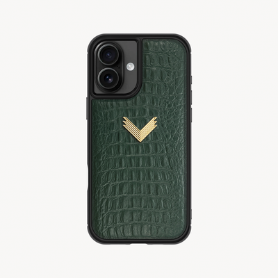 Husa Telefon iPhone 17, Piele Vitel, Textura Aligator