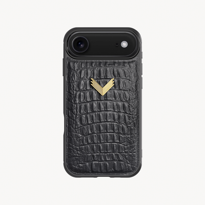 Husa Telefon iPhone Air, Piele Vitel, Textura Aligator