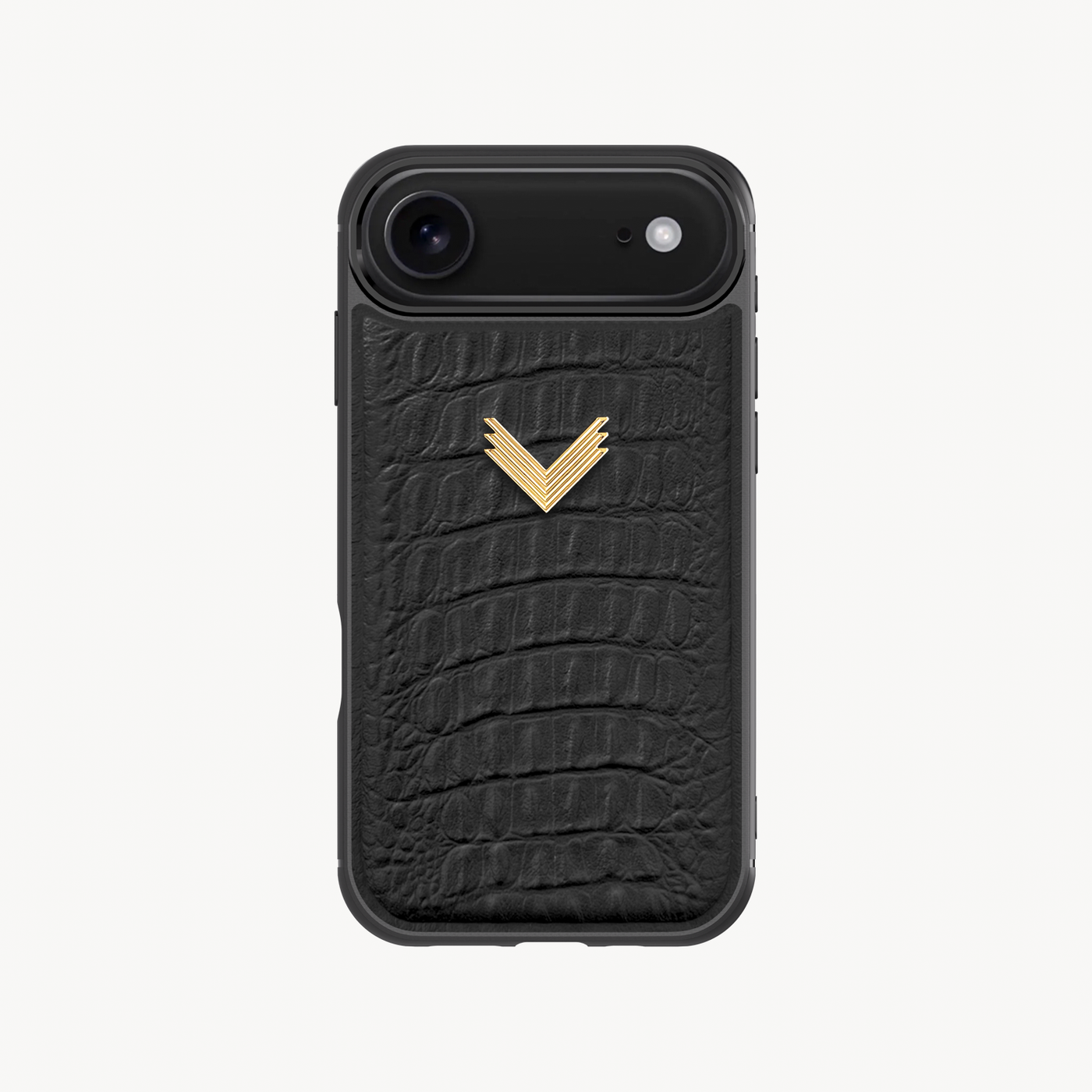 Husa Telefon iPhone 17 Air, Piele Vitel, Textura Aligator