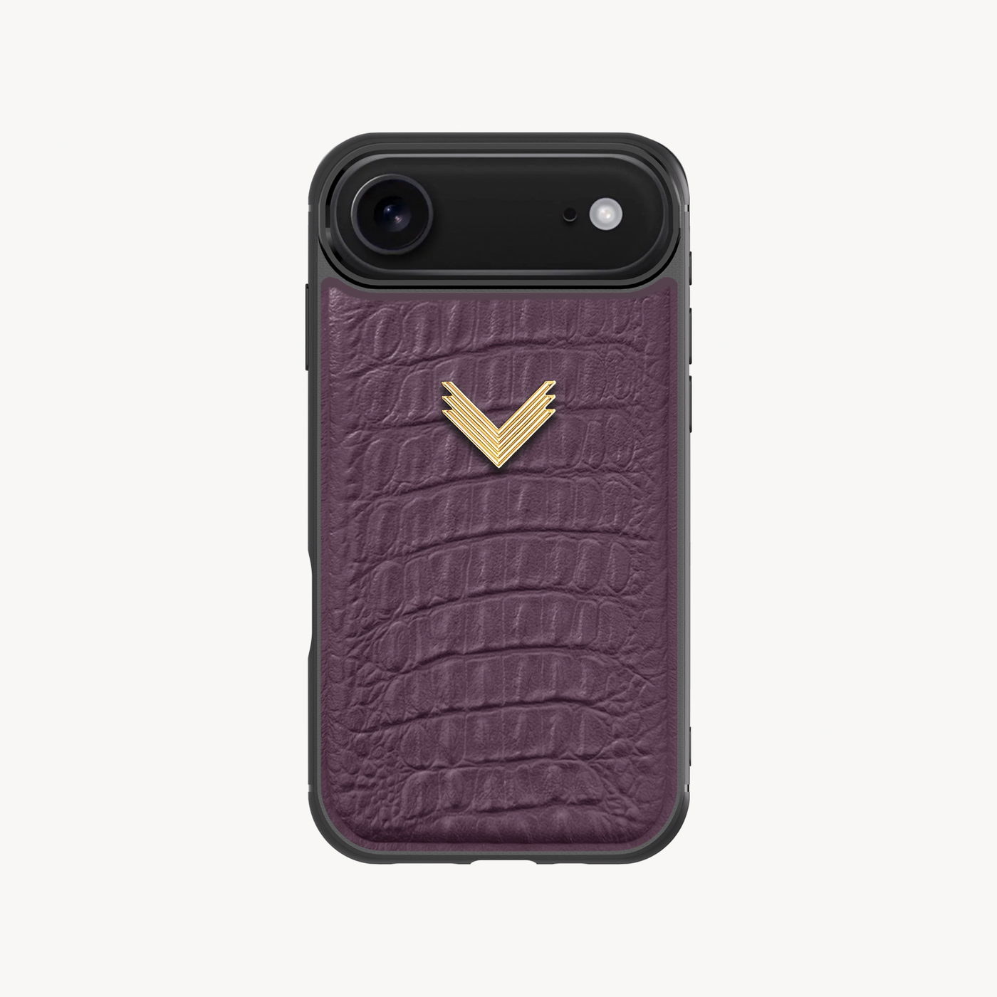 Husa Telefon iPhone 17 Air, Piele Vitel, Textura Aligator
