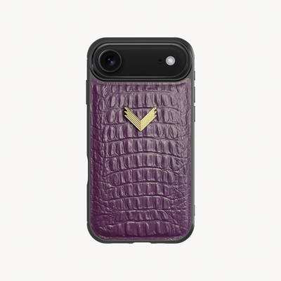 Husa Telefon iPhone Air, Piele Vitel, Textura Aligator