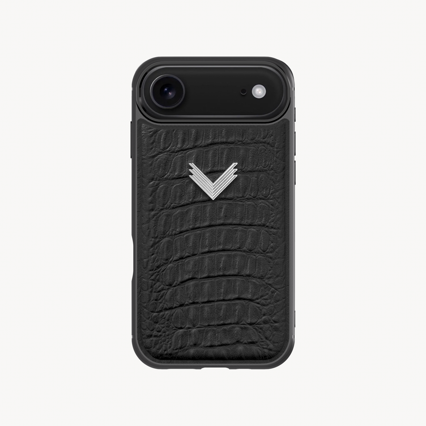 Husa Telefon iPhone 17 Air, Piele Vitel, Textura Aligator