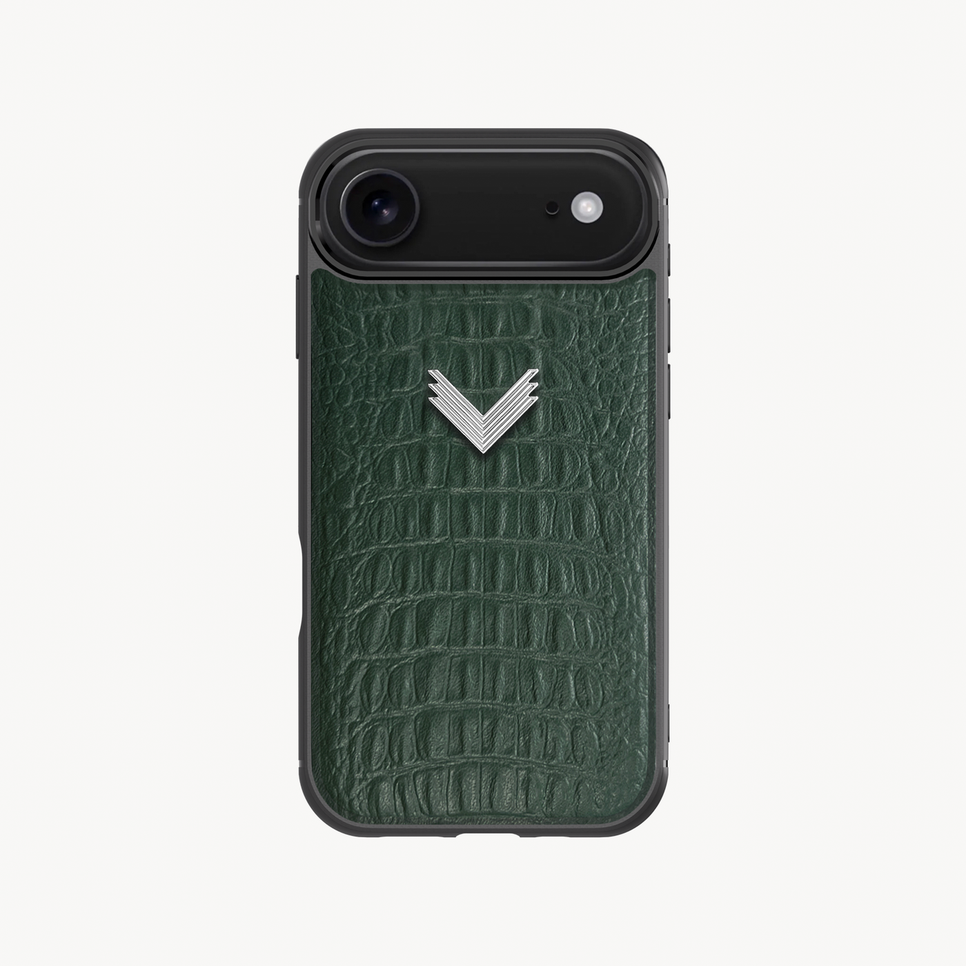 Husa Telefon iPhone 17 Air, Piele Vitel, Textura Aligator