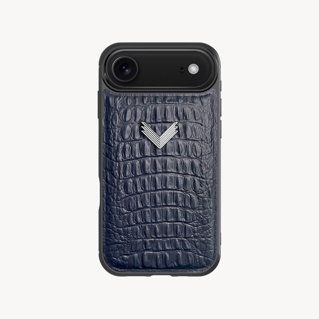Husa Telefon iPhone Air, Piele Vitel, Textura Aligator