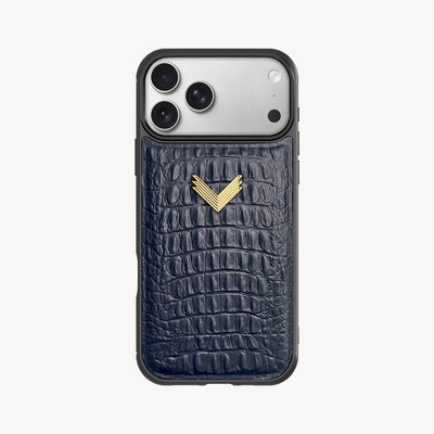 Husa Telefon iPhone 17 Pro, Piele Vitel, Textura Aligator