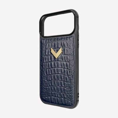 Husa Telefon iPhone 17 Pro, Piele Vitel, Textura Aligator