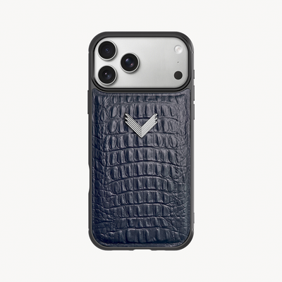 Husa Telefon iPhone 17 Pro, Piele Vitel, Textura Aligator