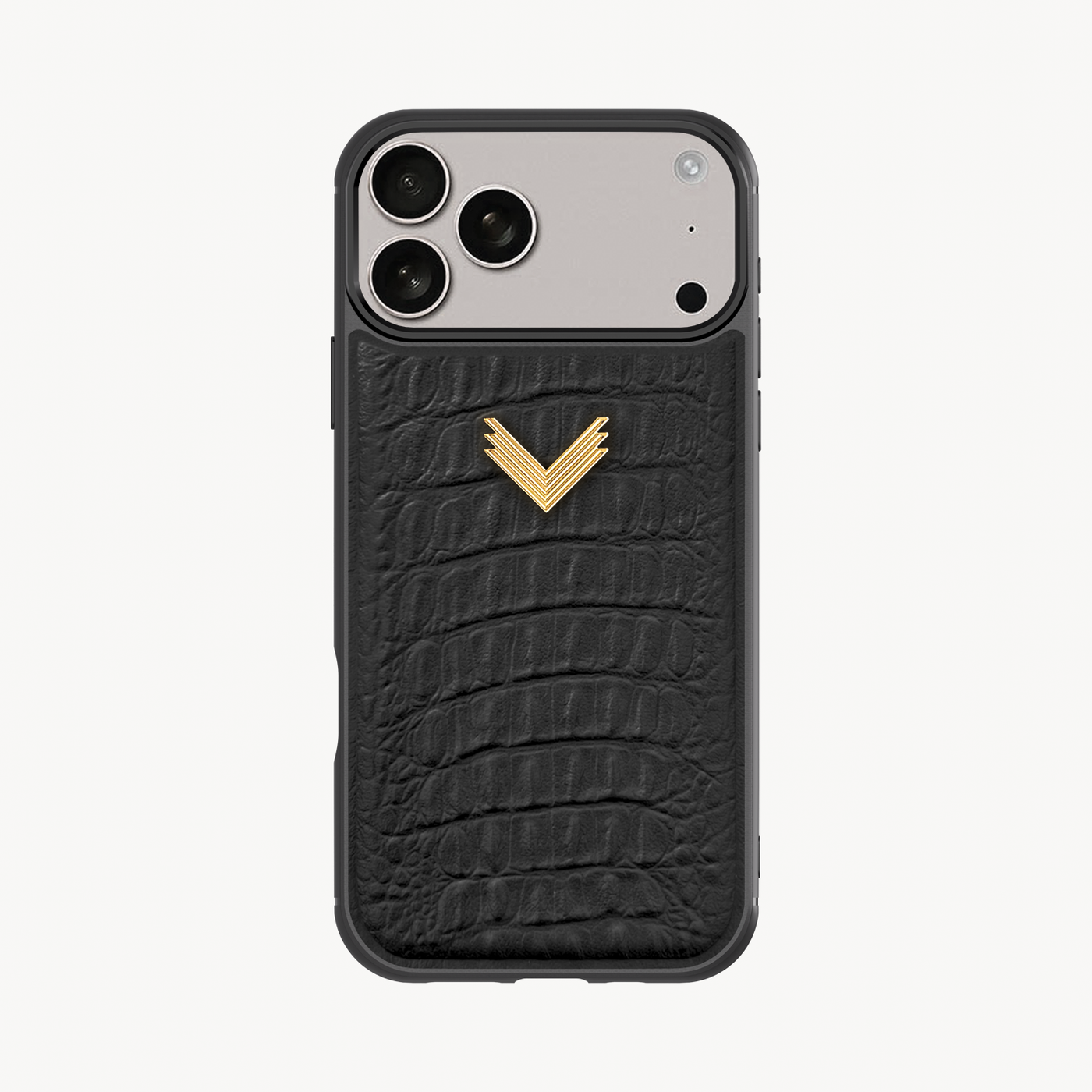 Husa Telefon iPhone 17 Pro, Piele Vitel, Textura Aligator