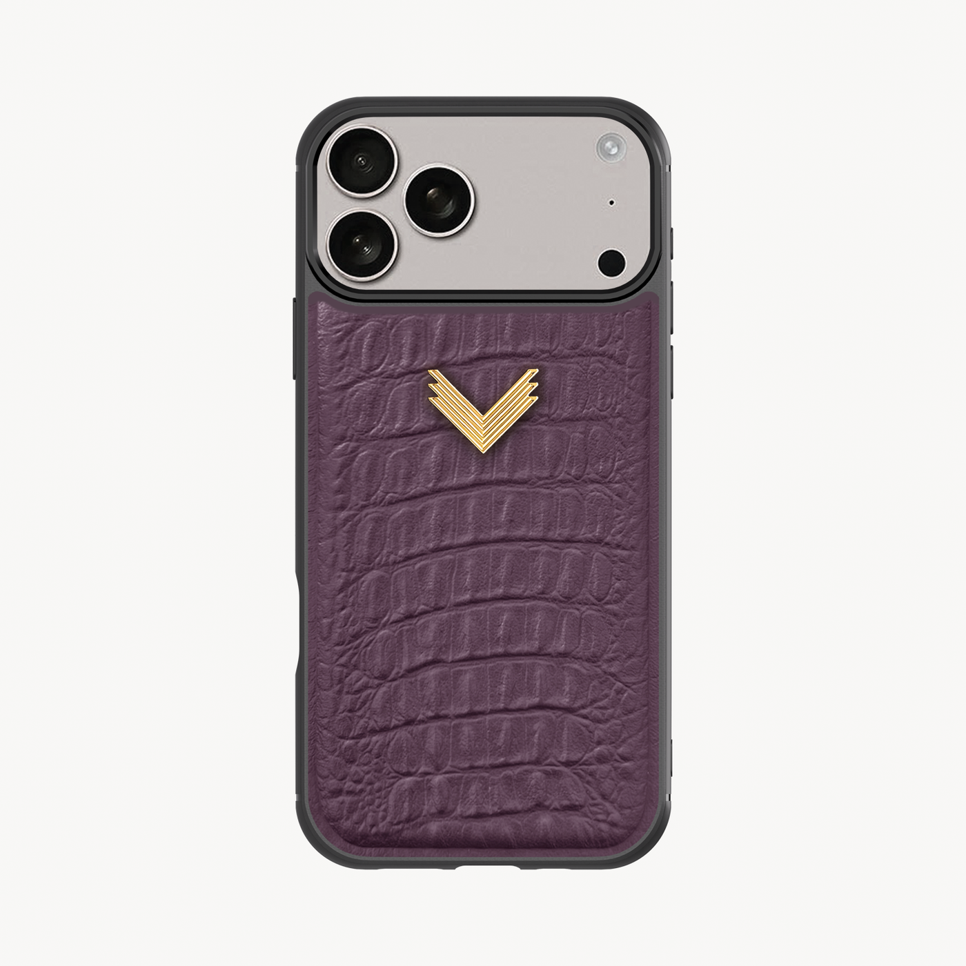 Husa Telefon iPhone 17 Pro, Piele Vitel, Textura Aligator