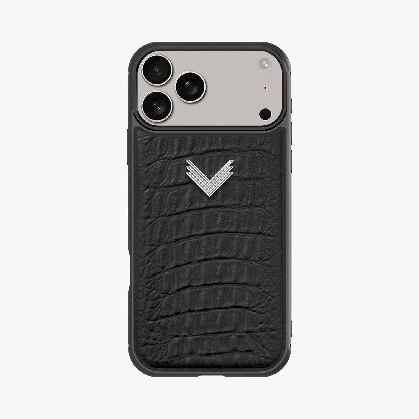 Husa Telefon iPhone 17 Pro, Piele Vitel, Textura Aligator
