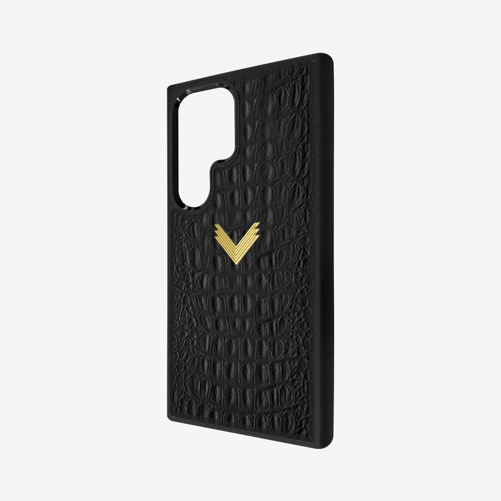 Husa Telefon Samsung S23 Ultra, Piele Vitel, Textura Aligator