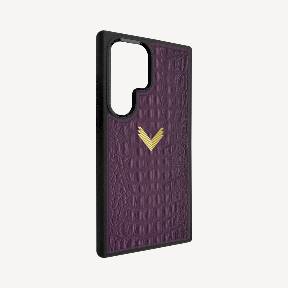 Husa Telefon Samsung S23 Ultra, Piele Vitel, Textura Aligator