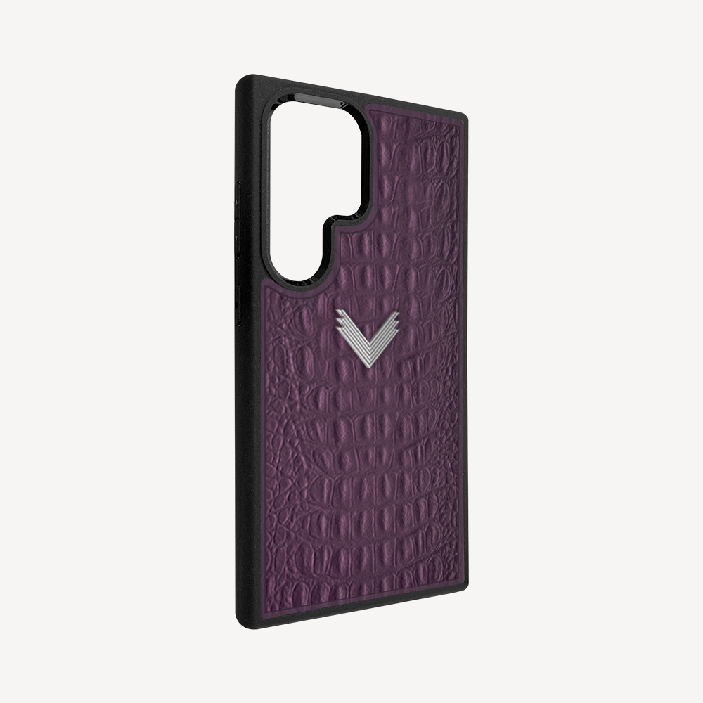 Husa Telefon Samsung S23 Ultra, Piele Vitel, Textura Aligator