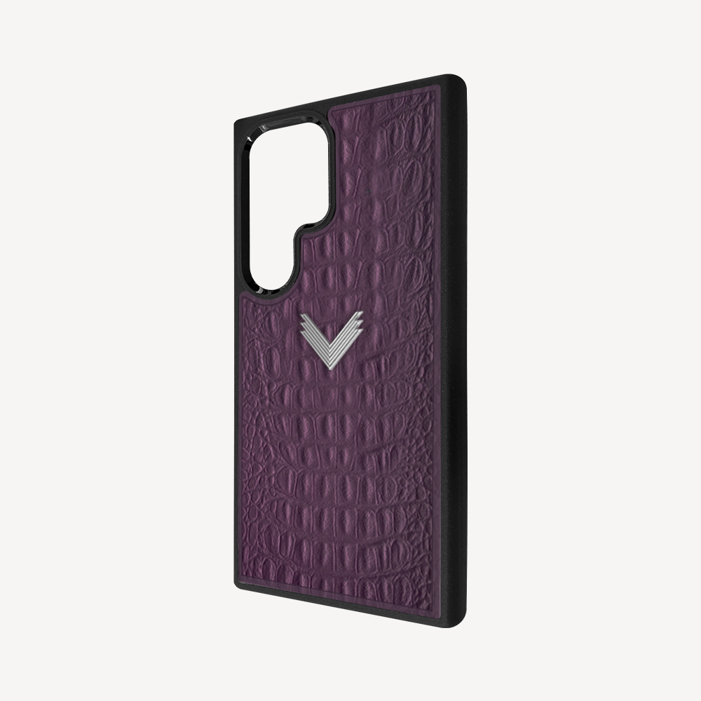 Husa Telefon Samsung S23 Ultra, Piele Vitel, Textura Aligator