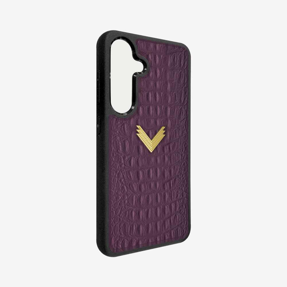Husa Telefon Samsung S21 Plus, Piele Vitel, Textura Aligator