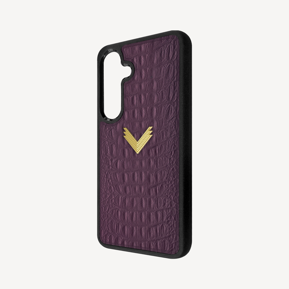 Husa Telefon Samsung S21 Plus, Piele Vitel, Textura Aligator