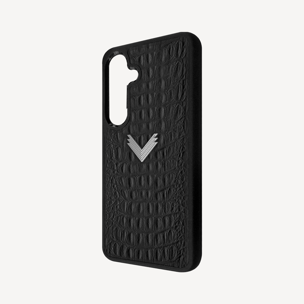 Husa Telefon Samsung S25, Piele Vitel, Textura Aligator