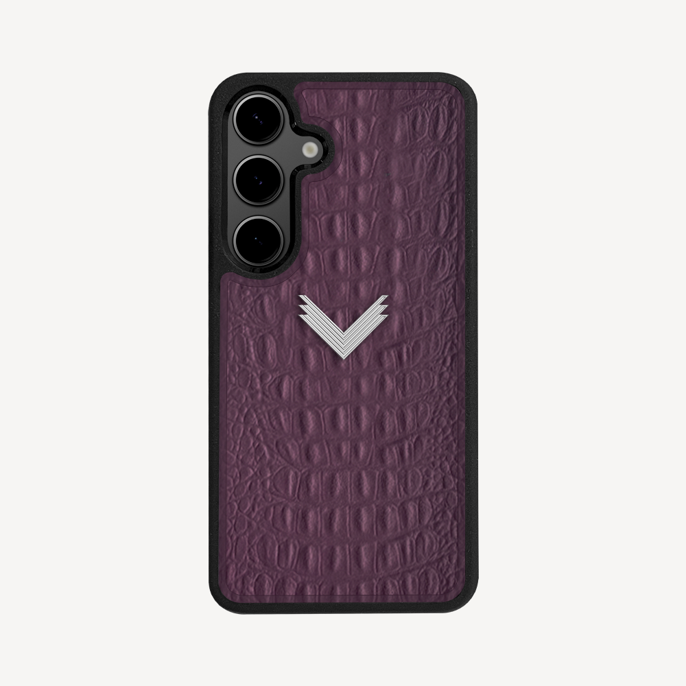 Husa Telefon Samsung S21 Plus, Piele Vitel, Textura Aligator