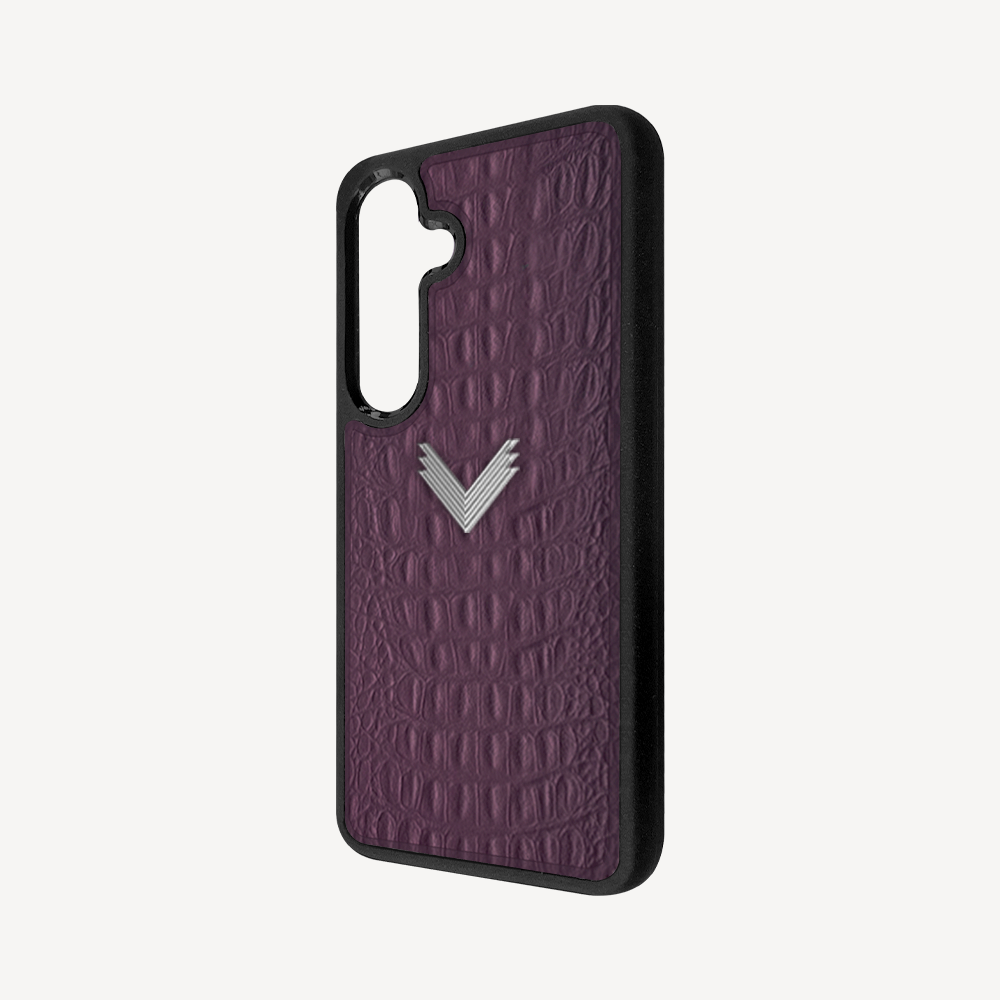 Husa Telefon Samsung S21 Plus, Piele Vitel, Textura Aligator