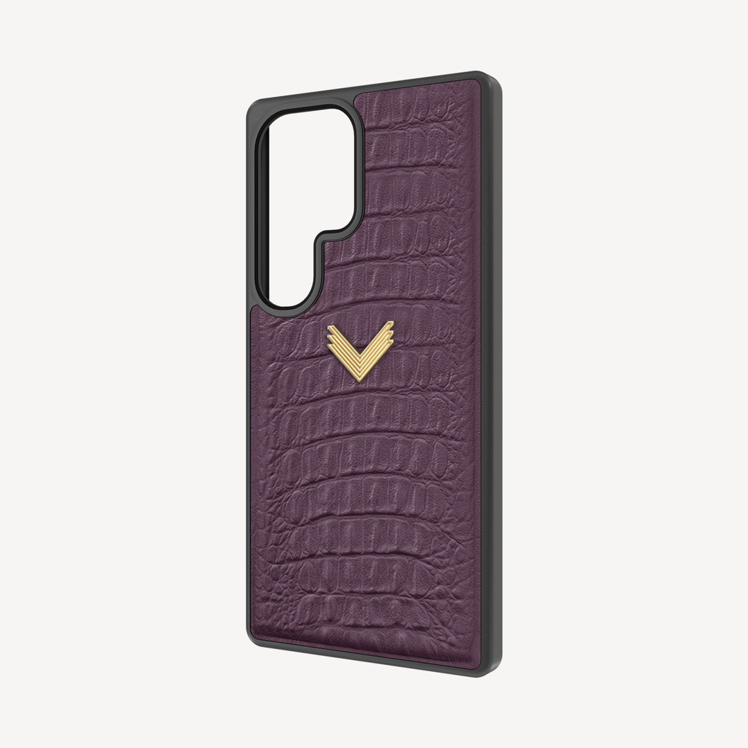Husa Telefon Samsung S24 Ultra, Piele Vitel, Textura Aligator