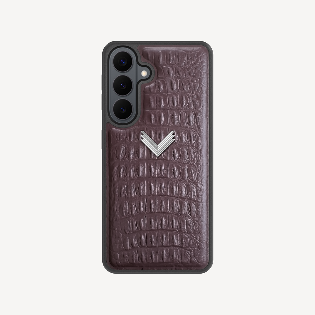 Husa Telefon Samsung S26, Piele Vitel, Textura Aligator