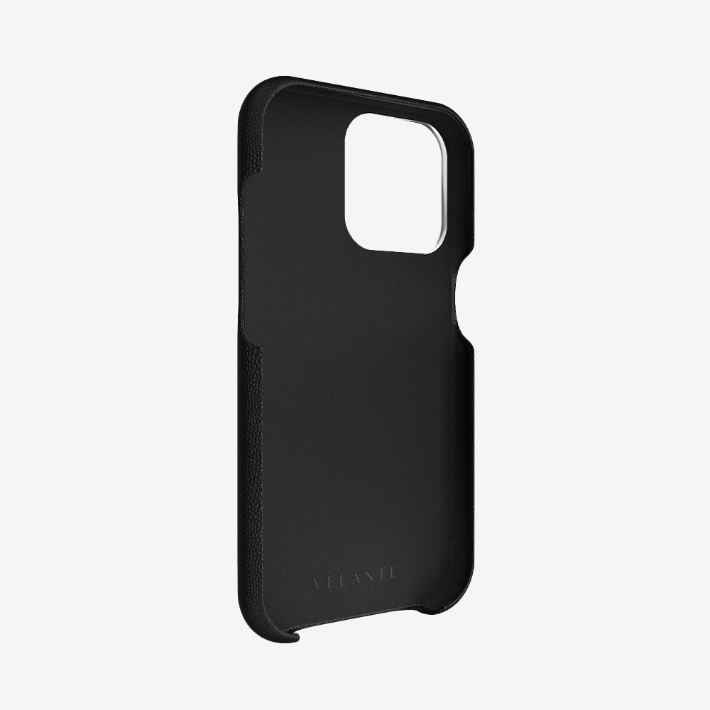 Husa Telefon iPhone 15 Pro, Piele Vitel, Textura Caviar