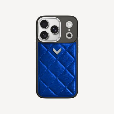 Husa Telefon iPhone 18 Pro, Piele Vitel, Textura Caviar
