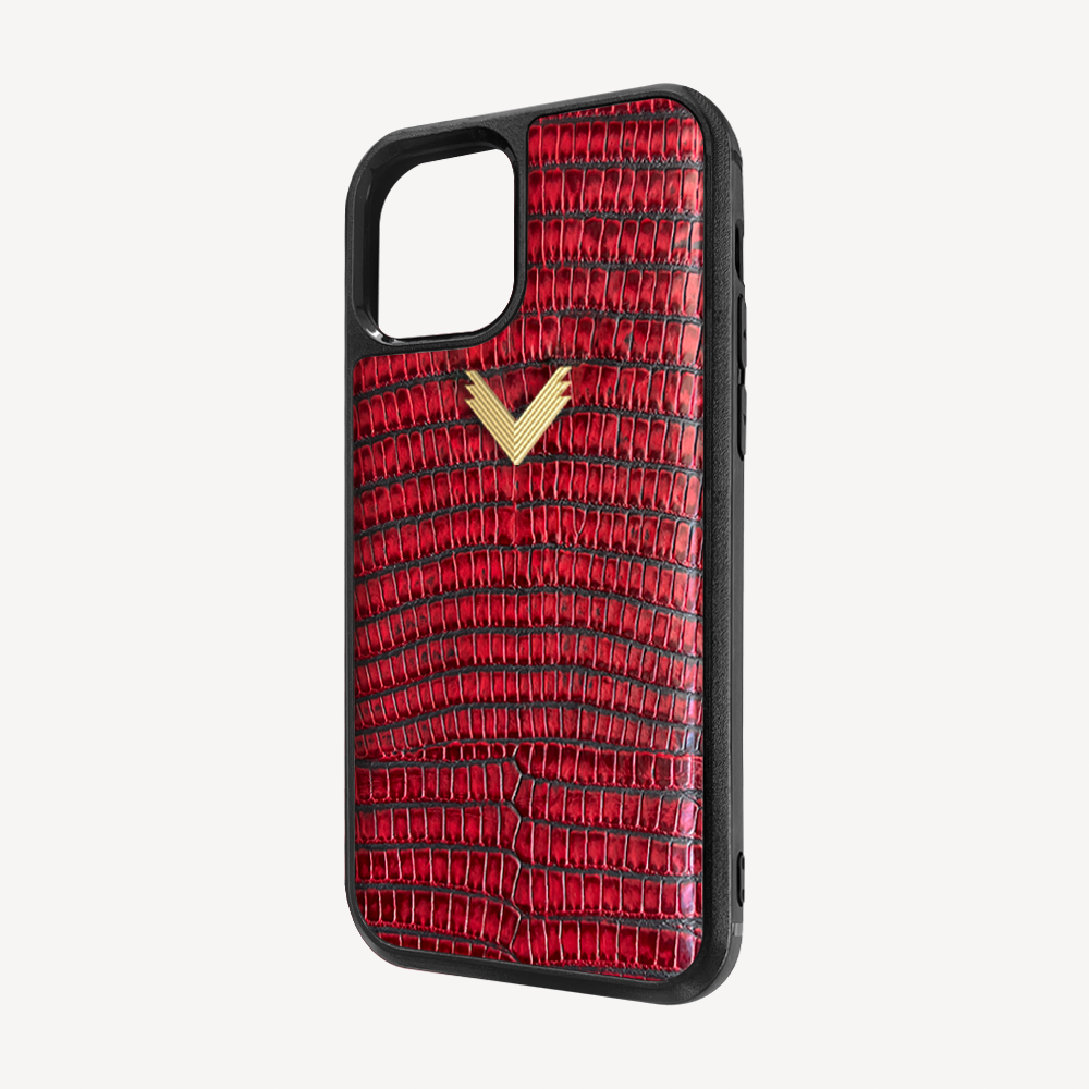 Husa Telefon iPhone 11, Piele Vitel, Textura Lizard